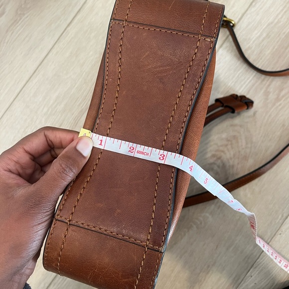 Frye Leather Crossbody Drawstring Purse - Picture 7 of 11